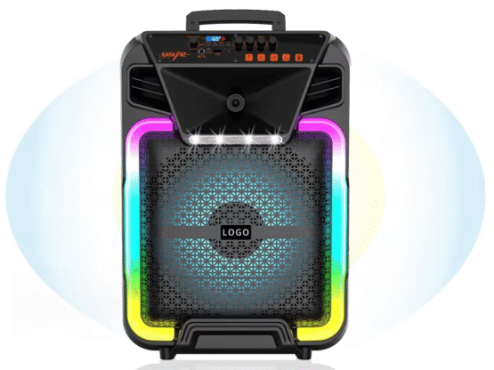 Φορητό ηχείο subwoofer με μικρόφωνο Karaoke - ABS-15102 - 813683 - Image 2