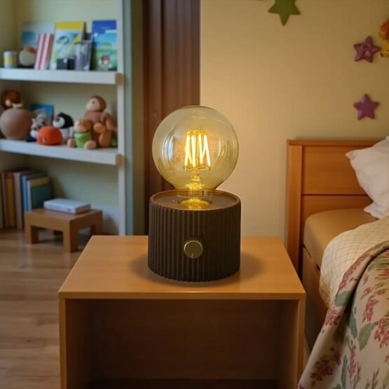 Επαναφορτιζόμενη επιτραπέζια λάμπα LED με Dimmer - FA-008 - 817452 - Light Brown - Image 2