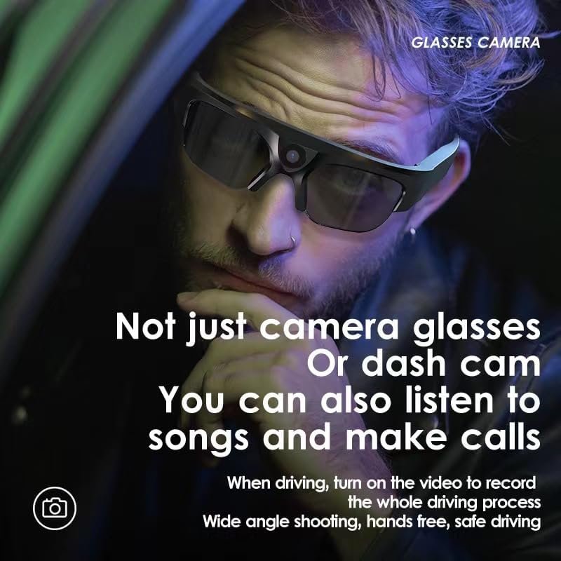 Smart γυαλιά Bluetooth με κάμερα - YJ01 - 851555 - Image 2