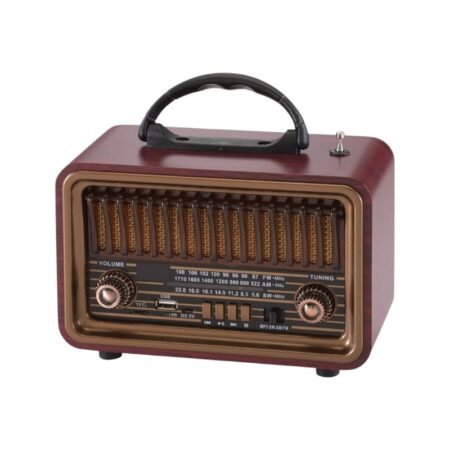 Επαναφορτιζόμενο ραδιόφωνο Retro - NS-8069BT - 880699 - Dark Brown