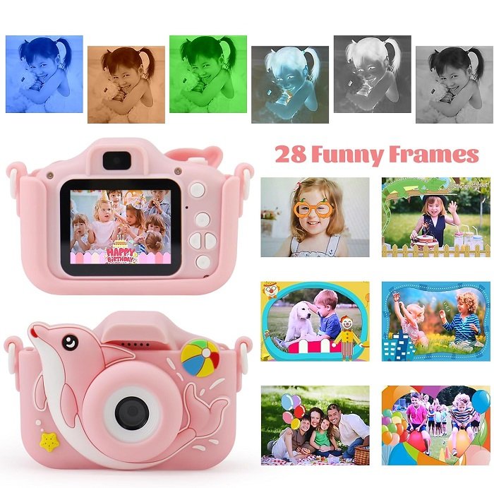 Παιδική ψηφιακή κάμερα - X12 - 884478 - Blue - Image 4