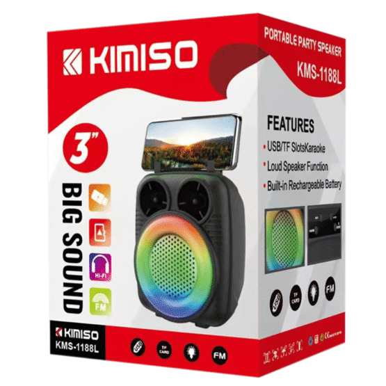 Ασύρματο ηχείο Bluetooth - 3"" - KMS-1188L - 885314 - Image 5