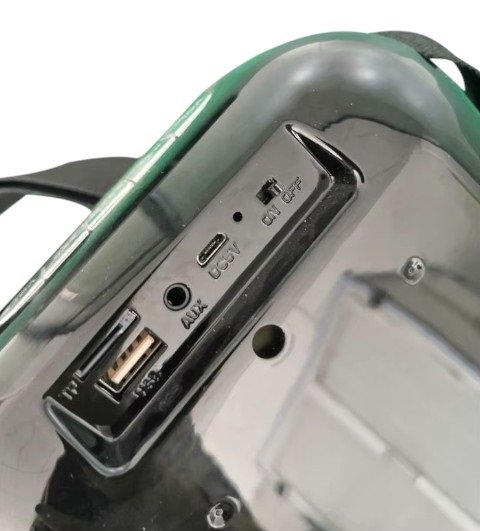 Ασύρματο ηχείο Bluetooth με μικρόφωνο Karaoke - YS-A20 - 887103 - Gold - Image 2