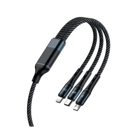 Καλώδιο φόρτισης & data 3in1 - Fast Charge - CL-972 - 1.2m - AWEI - 888155 - Black