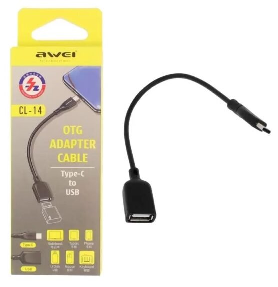 Αντάπτορας USB Type-C σε USB-A Female - CL-14 - AWEI - 888100 - Image 2
