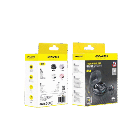 Ασύρματα ακουστικά Bluetooth με θήκη φόρτισης - T25 - Awei - 888797 - Black