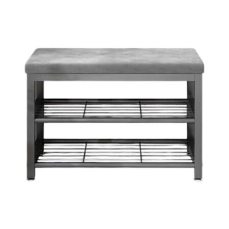 Ραφιέρα παπουτσιών μεταλλική με κάθισμα - 80cm - 210 - 915091