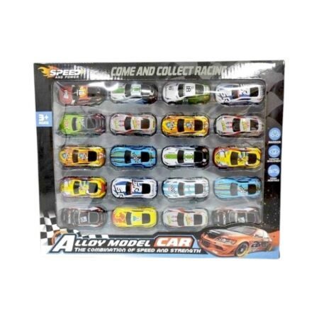Σετ μεταλλικά αυτοκινητάκια - 2302C - 6.8cm - 20pcs - 922152