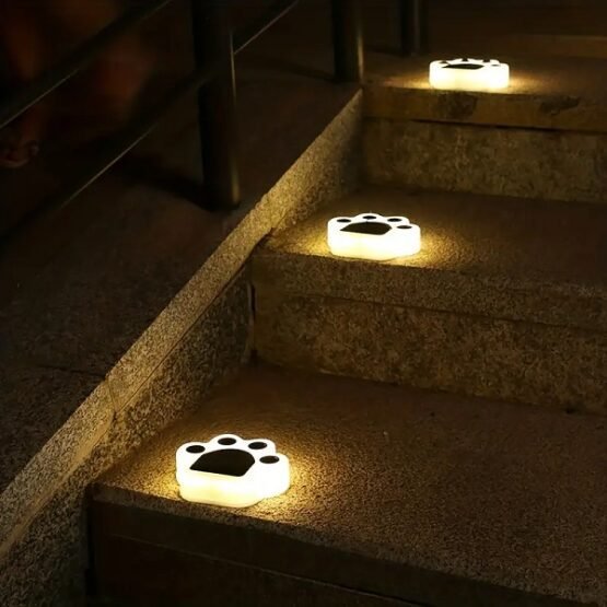 Ηλιακό φωτιστικό κήπου LED - Πατούσα - 4pcs - 942010 - Image 3