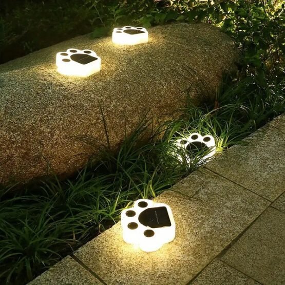 Ηλιακό φωτιστικό κήπου LED - Πατούσα - 4pcs - 942010 - Image 2