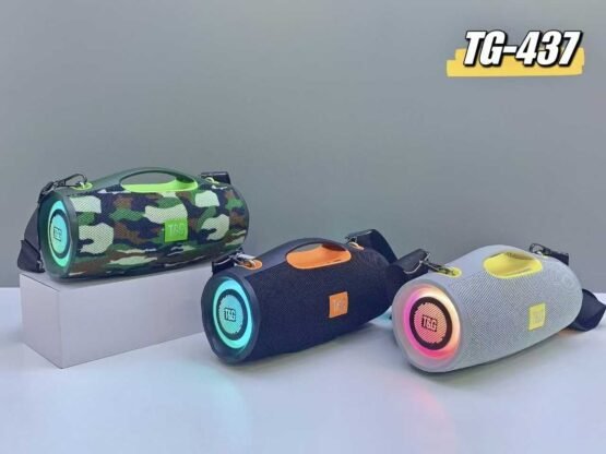 Ασύρματο ηχείο Bluetooth - TG-437 - LED RGB - 813553 - Grey - Image 2
