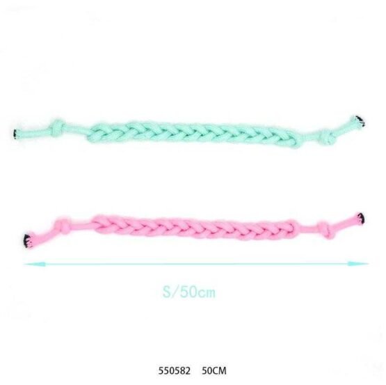 Παιχνίδι σκύλου σχοινί πλεξούδα - 50cm - 12pcs - 550582 - Image 2