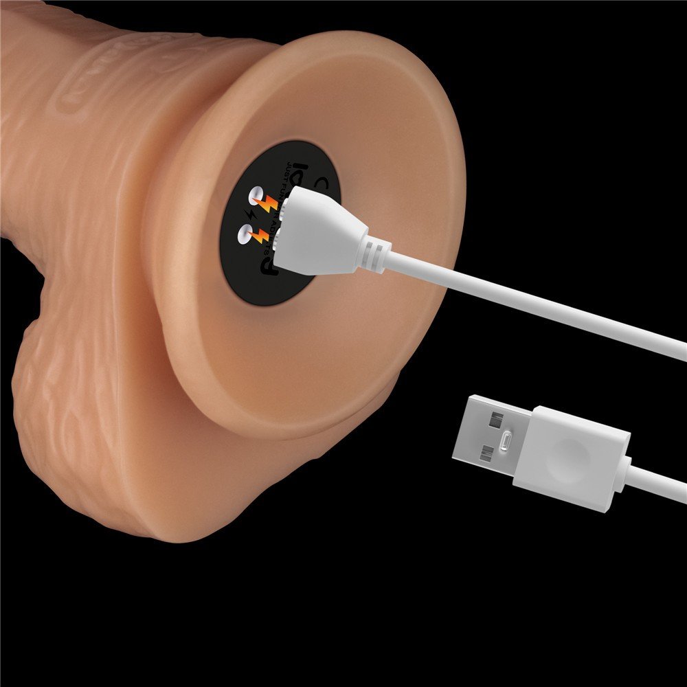 8.5'' Vibrating Power Basics Cock - Image 7