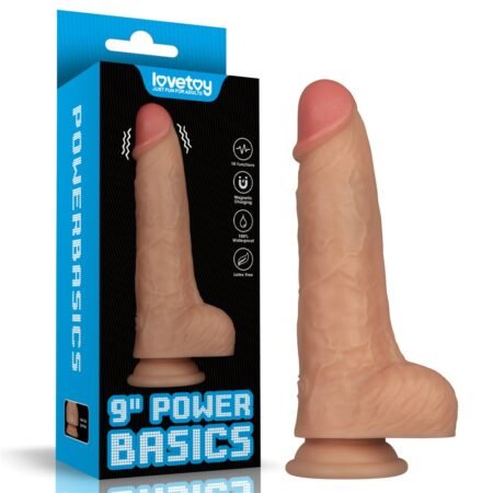 9'' Vibrating Power Basics Cock