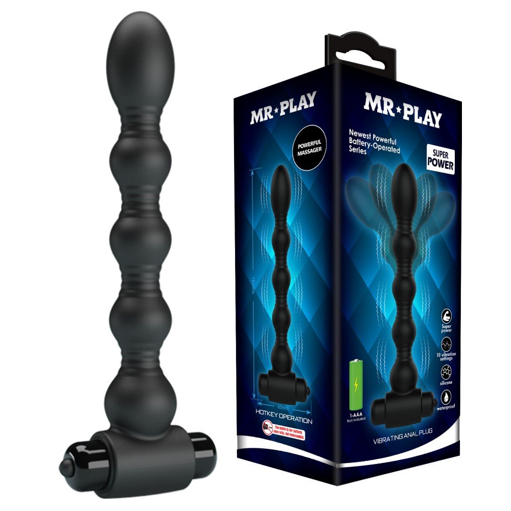 Mr. Play Vibrating Anal Plug V - Image 2