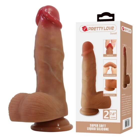 Pretty Love Duvall 7.6" Dildo Flesh II - Image 2