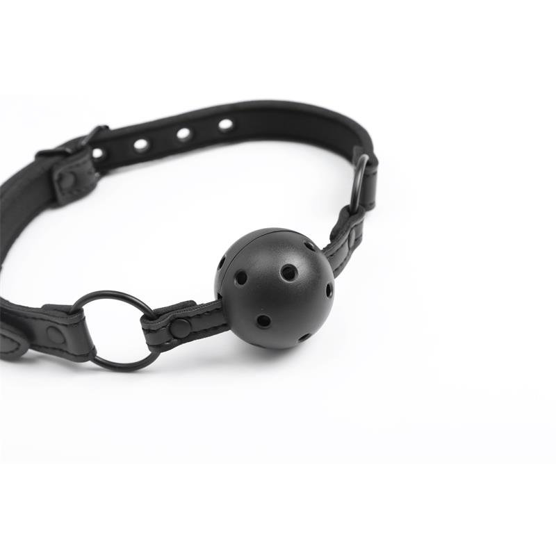 Adjustable Brrathable Ball Gag Vegan Leather - Image 5