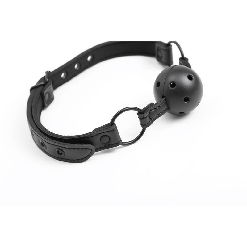 Adjustable Brrathable Ball Gag Vegan Leather - Image 6