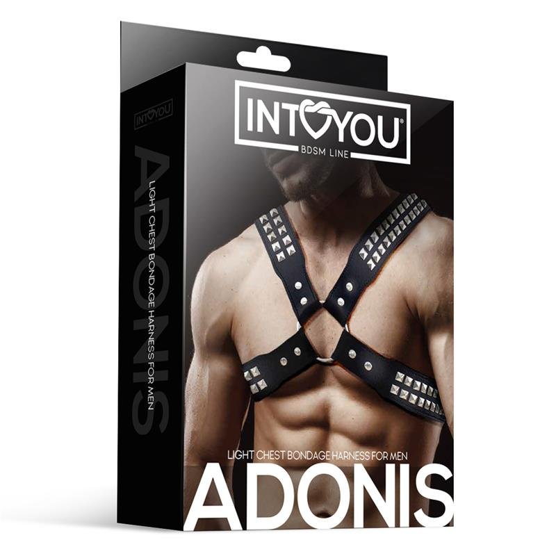 Adonis Chest Bondage Harness for Men Vegan Leather - Image 4