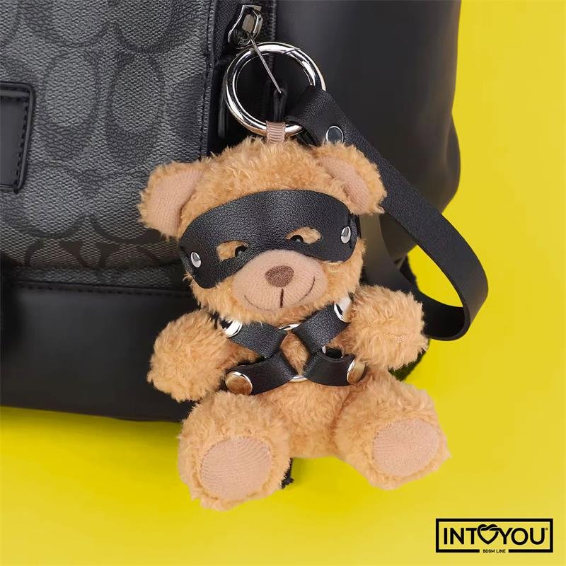 Bearly Keychain BDSM Teddy Bear with Chest Harness - Image 7