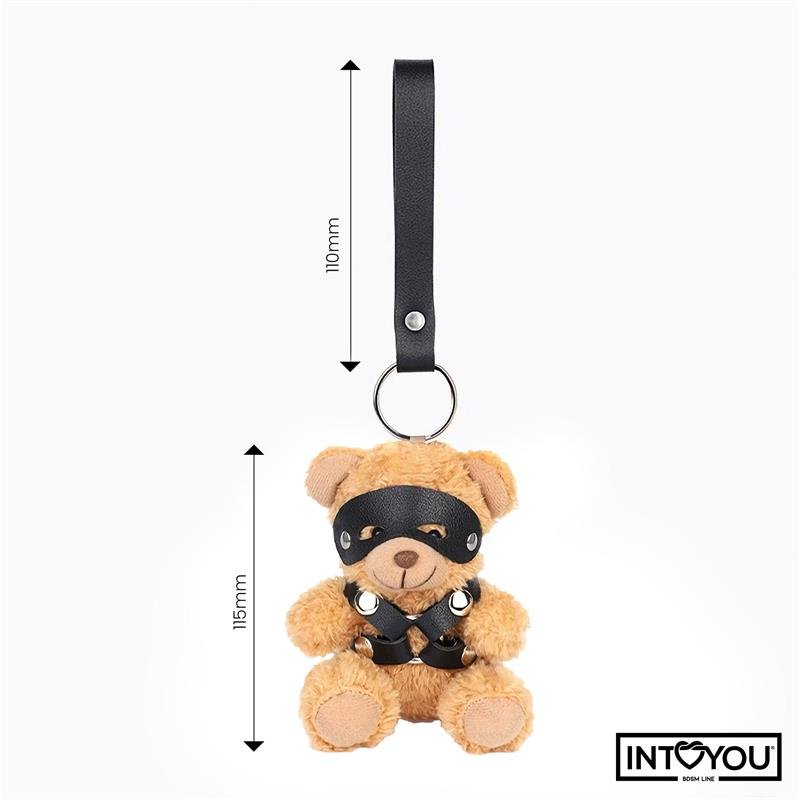 Bearly Keychain BDSM Teddy Bear with Chest Harness - Image 9