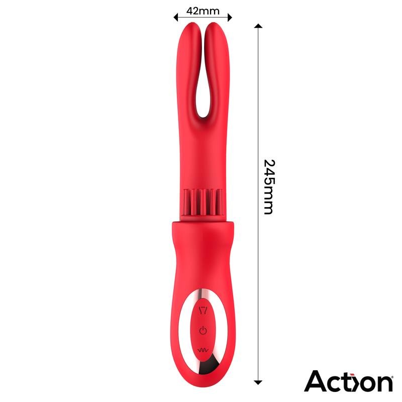 Bilma Vibe with Brushing Clit Stimulator and Alternating Function - Image 9
