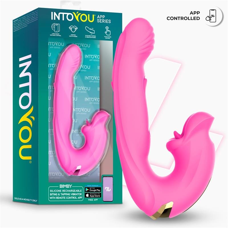 Bimby Biting and Double Tongue Tapping Vibrator with App - Image 2