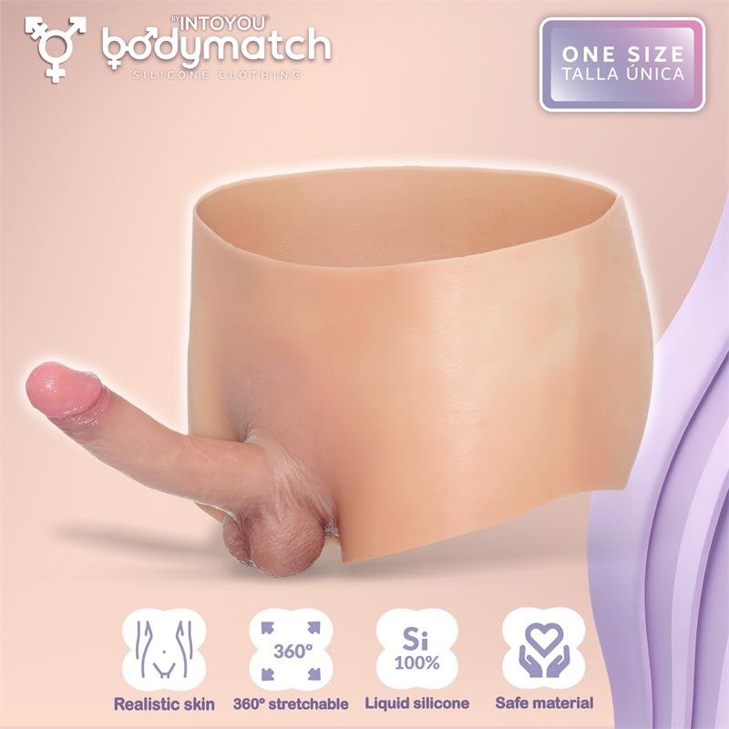 Blayke Boxer with 18 cm Built-in Penis Liquid Silicone One Size - Image 2