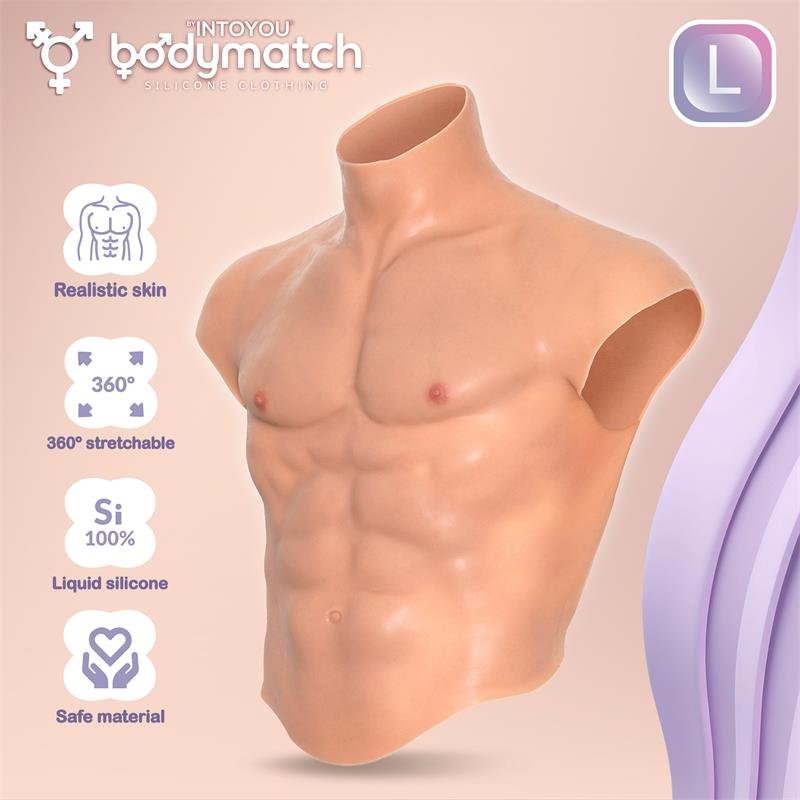 Boomax Hyper Realistic Muscle Suit Liquid Silicone Size L - Image 2