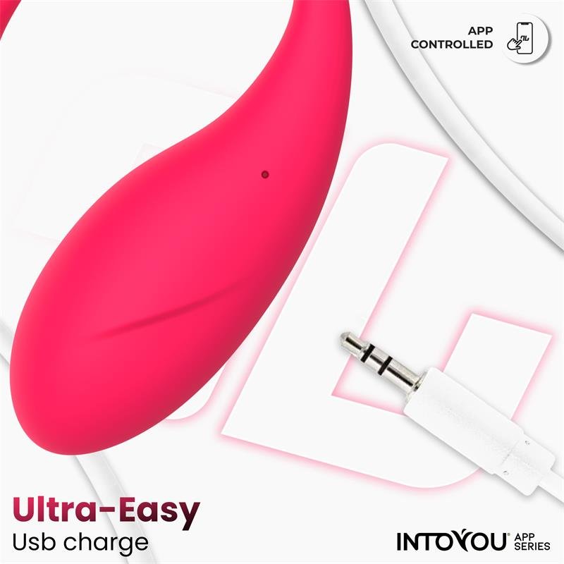 Bulby Vibrating Egg with App Dark Pink - Image 8