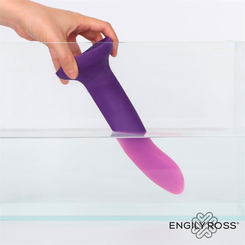Color-Changing Dildo Purple to Pink Size M 17 cm - Image 2