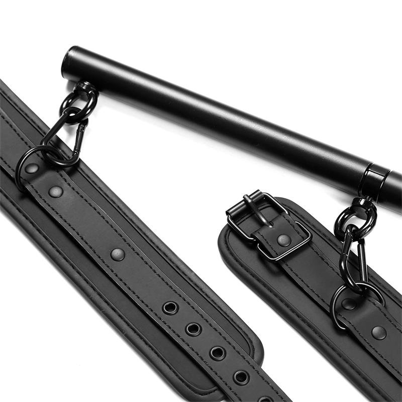 Detachable Rigid Spreader Bar and 4 Detachable Neoprene and Vegan Leather Cuffs - Image 5