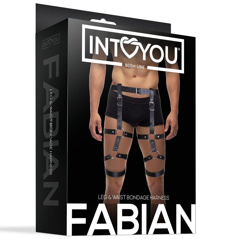 Fabian Leg and Waist Bondage Harness Adjustable - Image 4