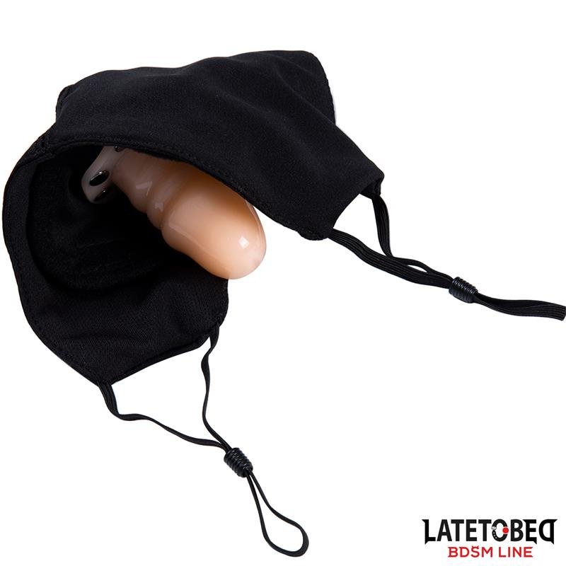 Face mask with 6 cm Detachable Dildo - Image 3