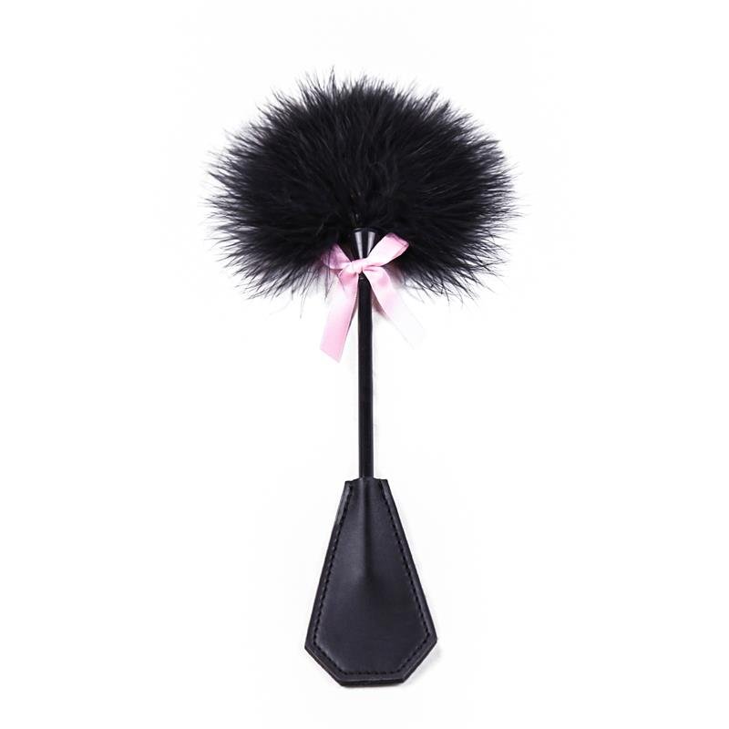 Feather Tickler and Paddle 2 in 1 29 cm Black - Image 3
