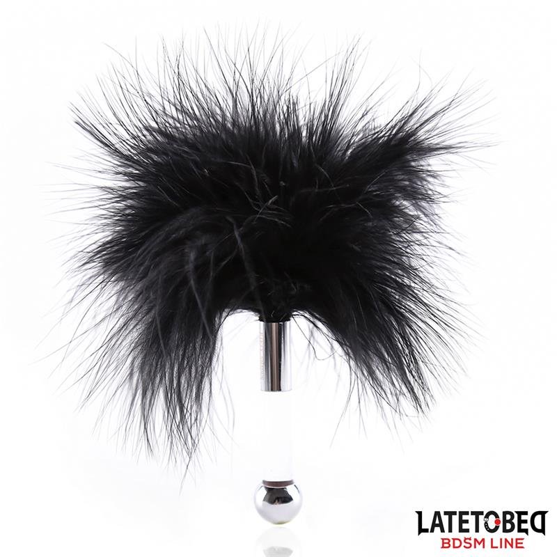 Feather Tickler with Acrylic Metal Handle - Image 4