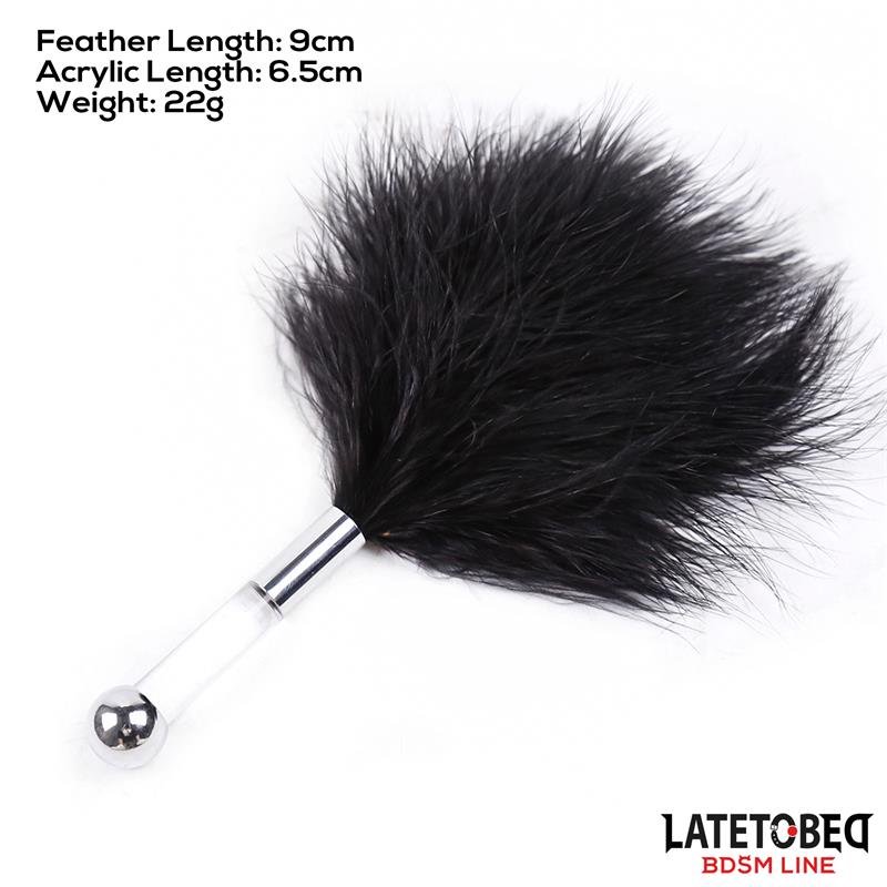 Feather Tickler with Acrylic Metal Handle - Image 6