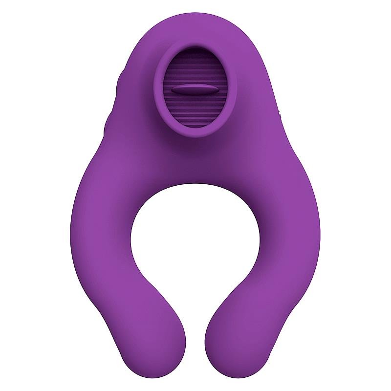 Fenda Vibrating Ring with Licking Tongue and Remote Control 3 Motors Magnetic USB - Image 2