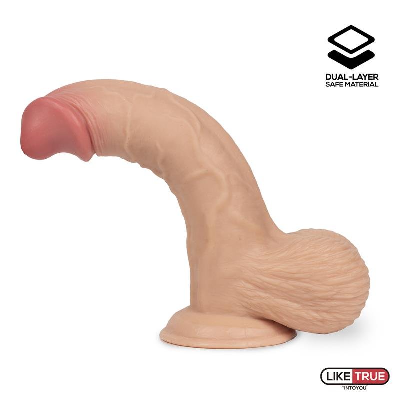 Fentok Realistic Dildo Whole Eggs Sliding Skin Dual Layer 7.5 - Image 3