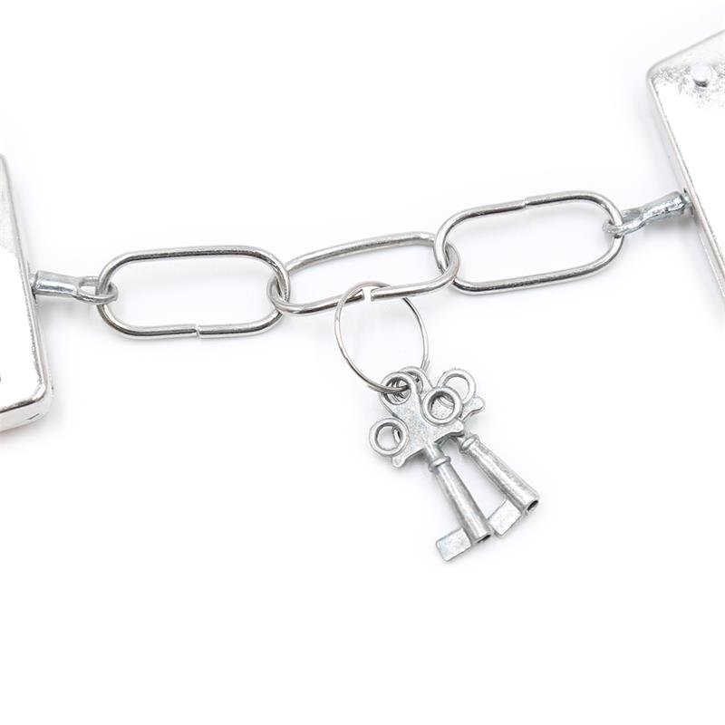 Furry Metal Handcuffs Pink - Image 7