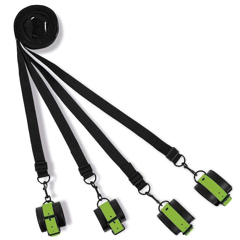 Glow in the Dark Cuffs and Restraints Bed Set - Image 3