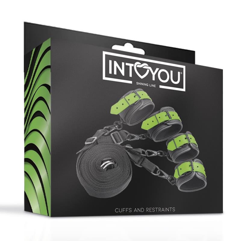 Glow in the Dark Cuffs and Restraints Bed Set - Image 8