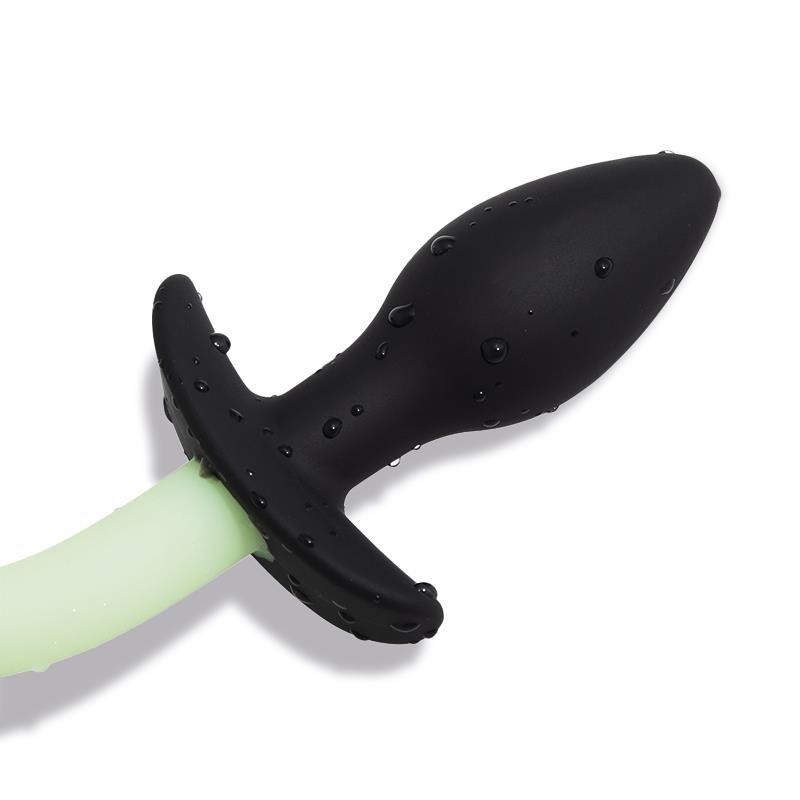 Glow in the Dark Dog Tail Butt Plug - Image 5