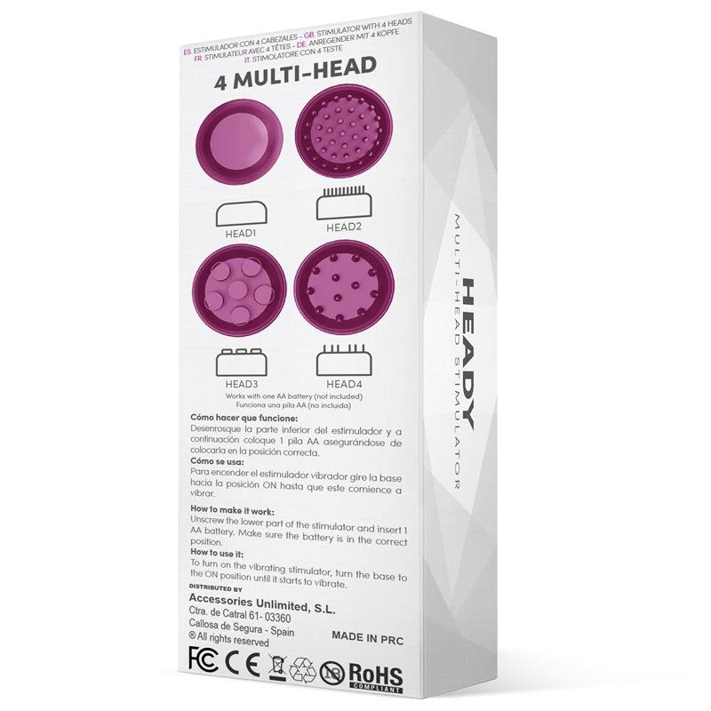 Heady Stimulator Multi-Head Purple - Image 3
