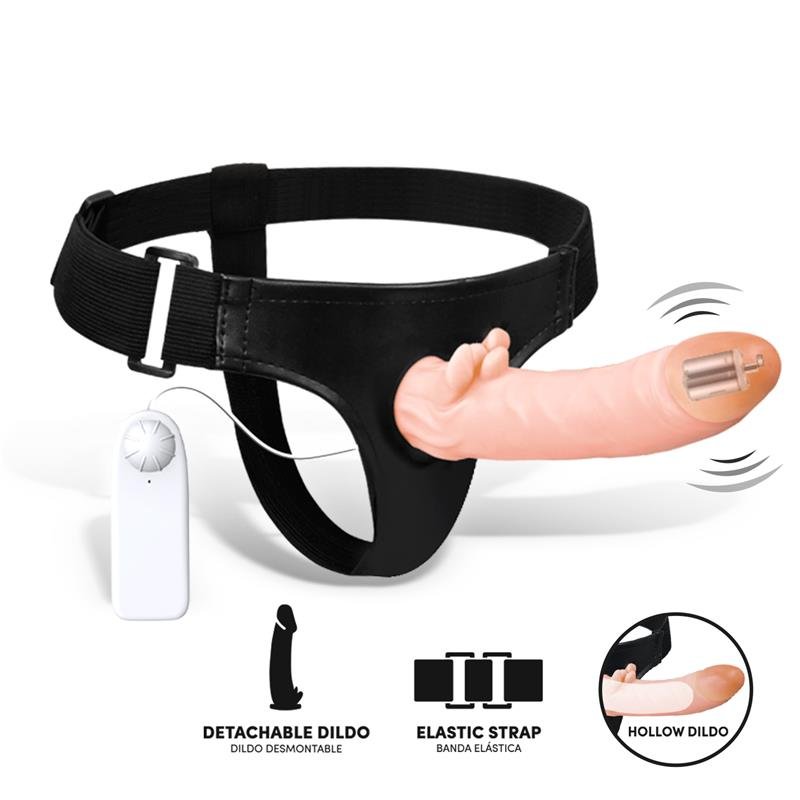Hybee Multi-Speed Strap-On with Hollow Dildo and Remote Control - Image 2