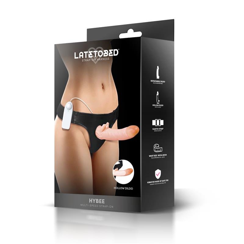 Hybee Multi-Speed Strap-On with Hollow Dildo and Remote Control - Image 5