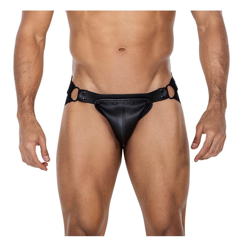 JOCKSTR4P02 Jockstrap Jock snap Black - Image 2