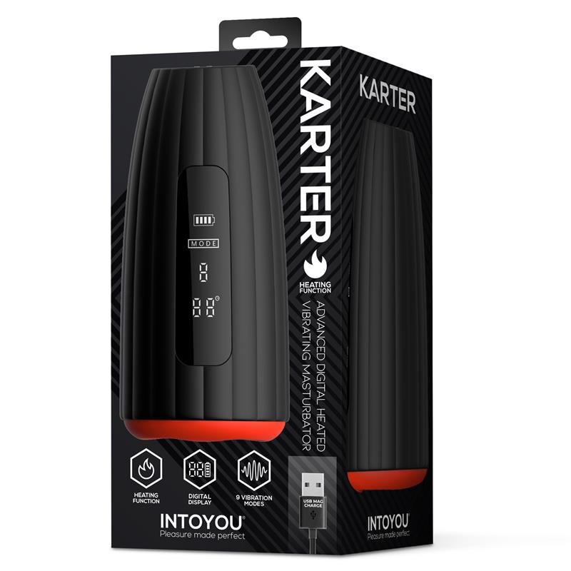 Karter Advanced Masturbator with Vibration, Heat and Digital Screen - Image 11