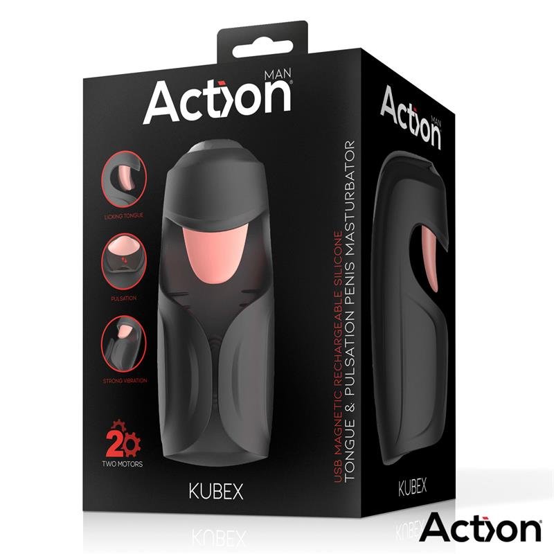 Kubex Masturbator with Licking Tongue, Pulsation and Vibration - Image 8
