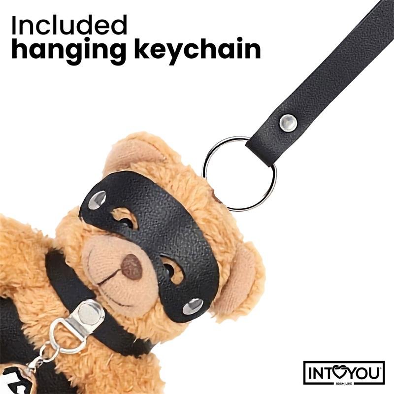Mimi Keychain BDSM Teddy Bear with Collar and Bell - Image 2